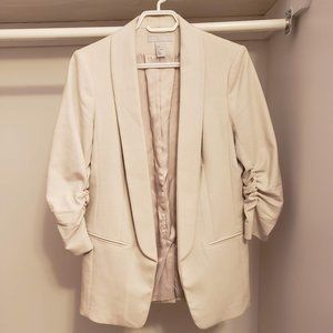 H&M cream ivory blazer